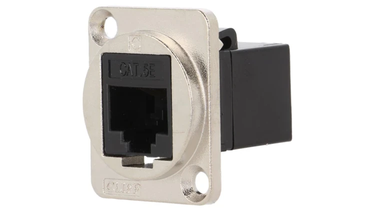 Łącznik FT RJ45 8p8c Kat 5e gniazdo z obu stron CP30220M