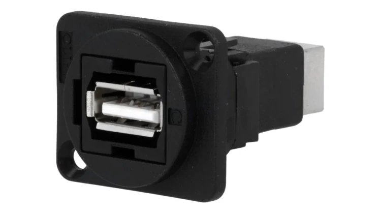 Łącznik USB A - USB B 2.0 FT plastik CP30209N