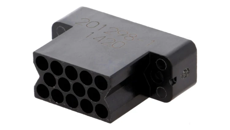 Złącze prostokątne AMP M Series wtyk żeńskie bez styków 201298-1