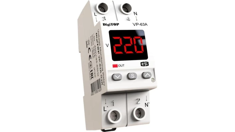 Przekaźnik napięciowy DigiTOP VP-63A G3R