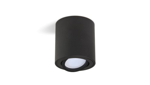 Tuba sufitowa spot czarna regulowana 80x84 KPLAHCZ Kobi