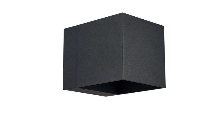 Kinkiet ścienny czarny góra-dół ALASKA do stylowych pomieszczeń LP-104/1W BK Light Prestige