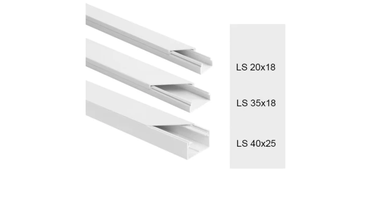 Listwa elektroinstalacyjna (korytko kablowe) 35x18mm bezhalogenowa LSHF LSOH HF 1kpl=20mb