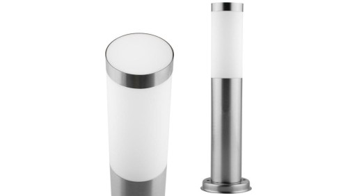 Lampa Ogrodowa Zewnętrzna E27 INOX SŁUPEK 45cm Lilium Lumiled