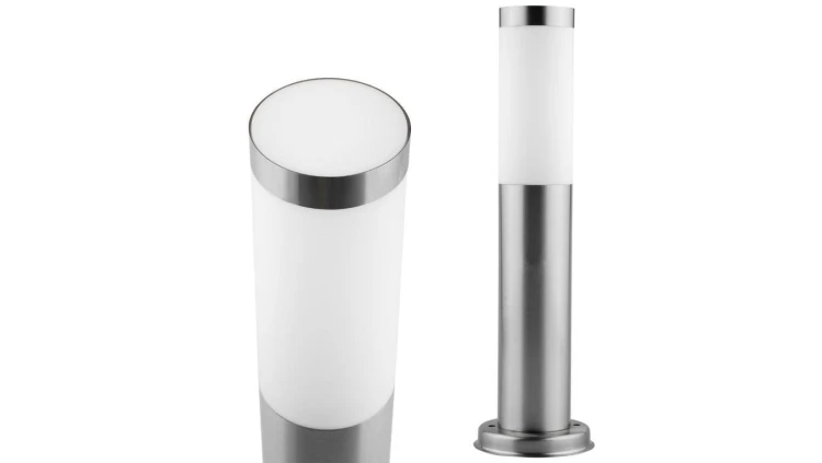 Lampa Ogrodowa Zewnętrzna E27 INOX SŁUPEK 45cm Lilium Lumiled