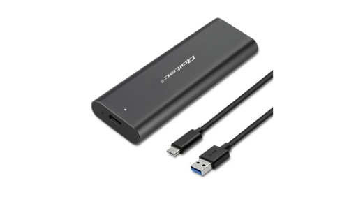 Qoltec Obudowa kieszeń do dysków M.2 SSD NVME PCI-E USB typ C