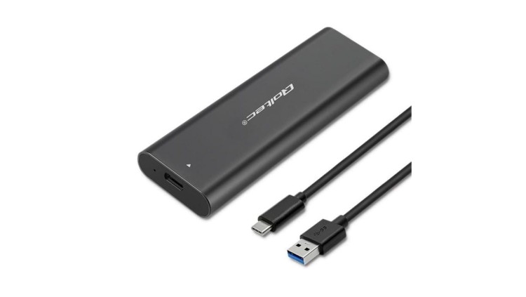 Qoltec Obudowa kieszeń do dysków M.2 SSD NVME PCI-E USB typ C