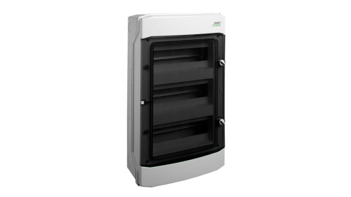 PHS 48T Plast. obudowa instal., natynk., IP65, 4 rzędy, 4x12 modułów