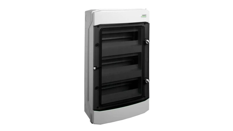 PHS 48T Plast. obudowa instal., natynk., IP65, 4 rzędy, 4x12 modułów