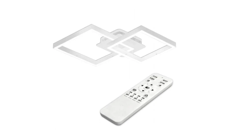 Lampa Sufitowa Żyrandol LED LVT 70W CCT GALAXIS HERKULES Biały + Pilot Sterujący