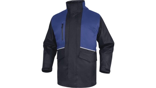 Kurtka 5 w 1 z poliestru pongee powlekanego PVC ALASKA3, kolor: granatowo-niebieski, rozmiar: 3XL / ALAS3MB3X