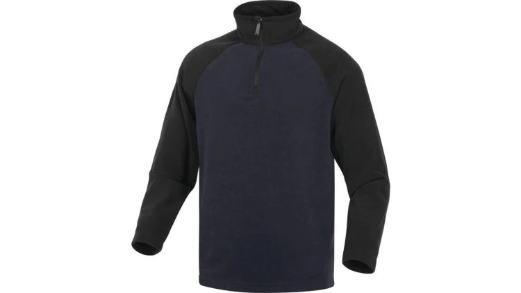 Bluza polar poliester ALMA, kolor: granatowo-czarny, rozmiar: 3XL / ALMAMN3X