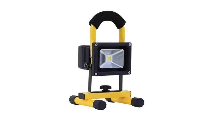Naświetlacz akumulatorowy roboczy SPOT 10, LED, 7W, 600lm, 5700K, 2200mAh IP44, żółta / 11477