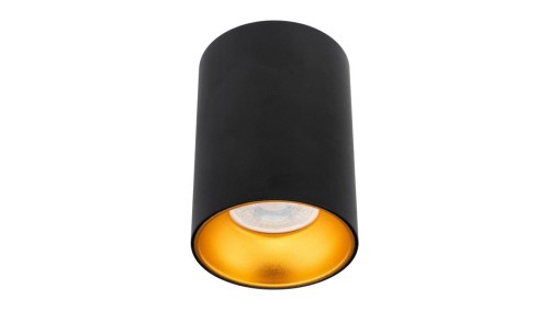 Oprawa Halogenowa Natynkowa Aluminiowa SPOT TUBA do LED GU10 Czarno - Złota