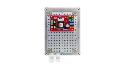 Zasilacz sieciowy SMPS, Vin 230VAC, Vout 24VDC, Iout 3A, Pout 72W, w obudowie zewnętrzne ABOX-M1, typu APS-70-240-M1