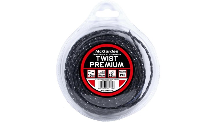 ŻYŁKA DO WYKASZARKI TWIST PREMIUM 3.0MM 15M