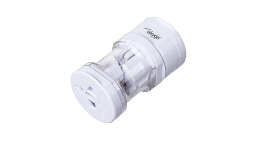 Adapter podróżny AC Akyga AK-AD-61 worldwide biały