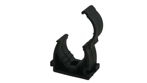 Uchwyt zamykany do rur elektroinstalacyjnych, sztywnych UZE 40 zamykany czarny /opakowanie 50szt/