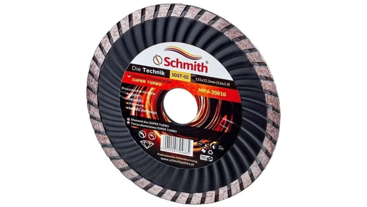 Tarcza diamentowa 115 do betonu zbrojnego glazury SCHMITH