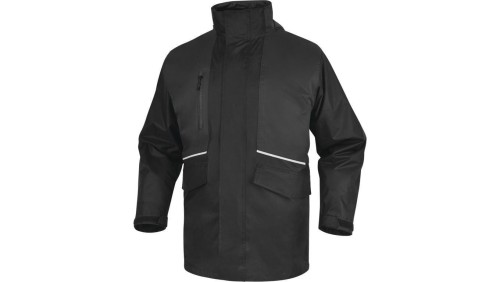 Kurtka 5 w 1 z poliestru pongee powlekanego PVC ALASKA3, kolor: czarno-szary, rozmiar: 3XL / ALAS3NG3X