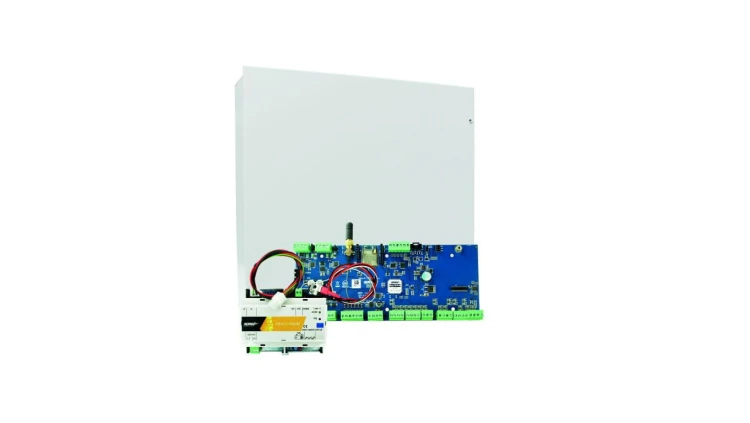 Zestaw systemu alarmowego Neo-IP-64-SET, WiFi, 4 strefy, 16-64 wejść, 8-40 wyjść