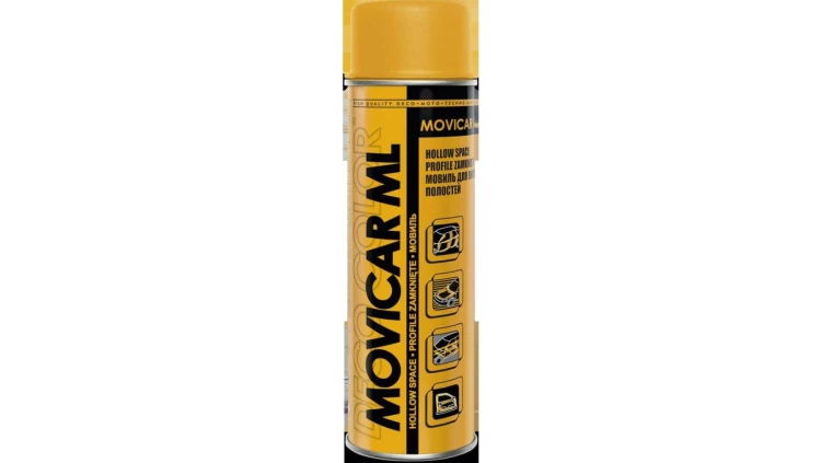 Spray wosk do konserwacji profili zamkniętych 500ml Movicar ML
