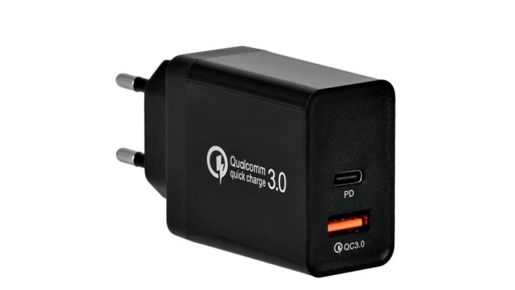 Ładowarka sieciowa PD + USB QuickCharge 3.0 36W VA0035 Vayox