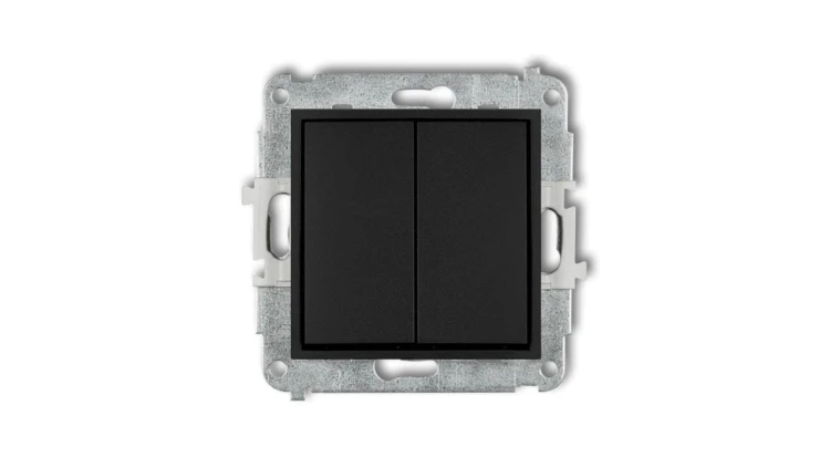 ICON Mechanizm łącznika świecznikowego czarny mat 12IWP-2