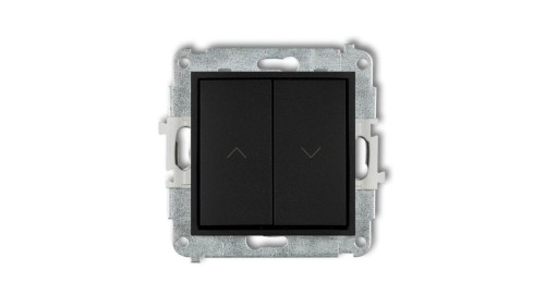 ICON Mechanizm łącznika żaluzjowego z podtrzymaniem czarny mat 12IWP-88