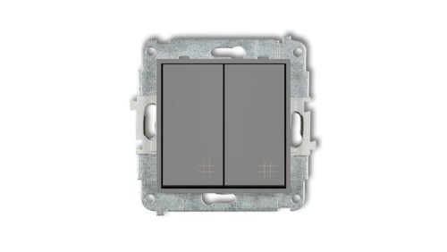 ICON Mechanizm łącznika podwójnego krzyżowego szary mat 27IWP-66