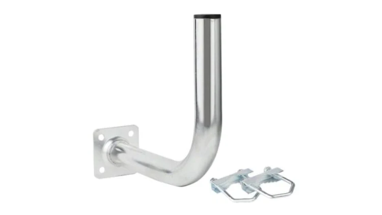 Uchwyt antenowy balkonowy czołowy z cybantami 30 cm