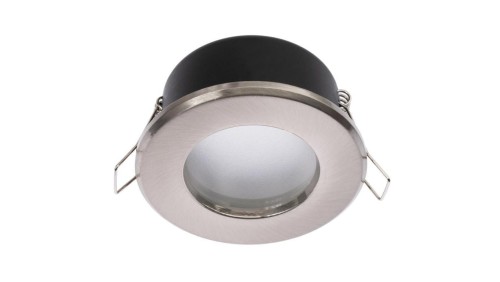 Oprawa Halogenowa Podtynkowa Podbitka Łazienkowa Hermetyczna AQUS GU10 LUMILED Satyna IP44 STAŁA