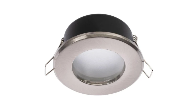 Oprawa Halogenowa Podtynkowa Podbitka Łazienkowa Hermetyczna AQUS GU10 LUMILED Satyna IP44 STAŁA
