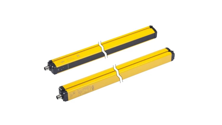 OY320105, kurtyna świetlna, 37x983x32mm, wysokość pola 900, rozdzielczość 30mm, Sn: 0,3-19m, 24V DC, PNP NO