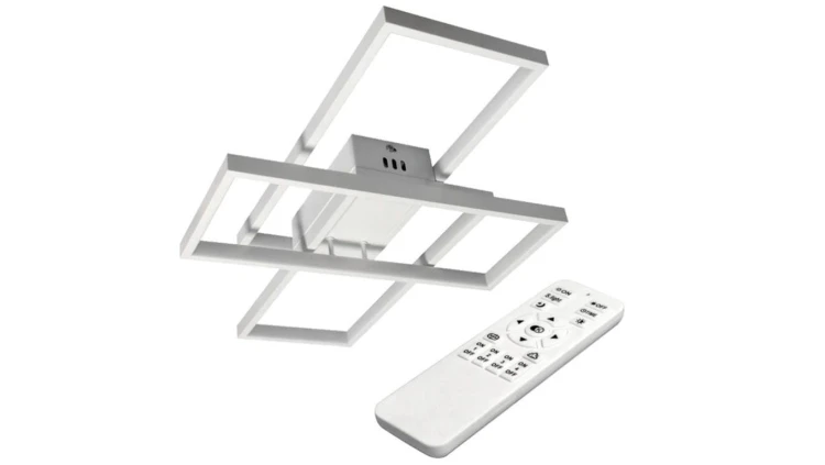 Lampa Sufitowa Żyrandol LED LVT 72W CCT GALAXIS ORION Biały + Pilot Sterujący