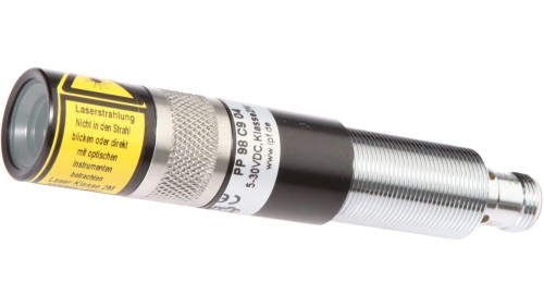 PP98C904, wskaźnik laserowy, M18x1 108long, krzyż (X), 30, dioda laserowa, światło czerwone, 635nm, 5-30V DC