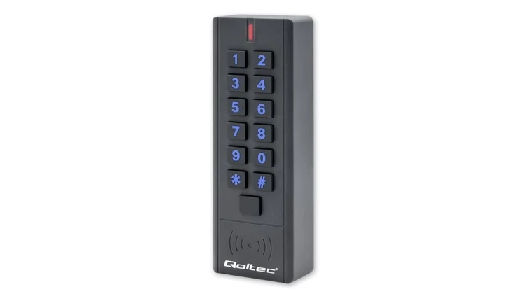 Qoltec Zamek szyfrowy HYPERION z czytnikiem RFID kod karta brelok IP68 EM