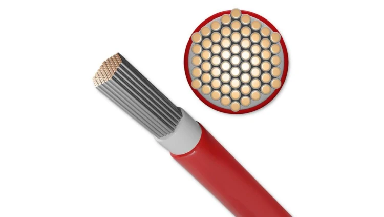 Qoltec Kabel solarny fotowoltaiczny 4mm² 100m czerwony