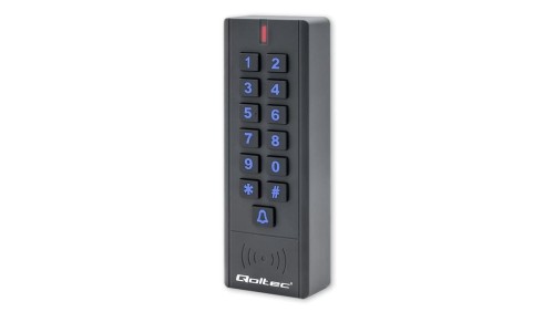 Qoltec Zamek szyfrowy CALISTO z czytnikiem RFID kod karta brelok dzwonek IP68 EM