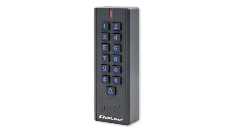 Qoltec Zamek szyfrowy CALISTO z czytnikiem RFID kod karta brelok dzwonek IP68 EM