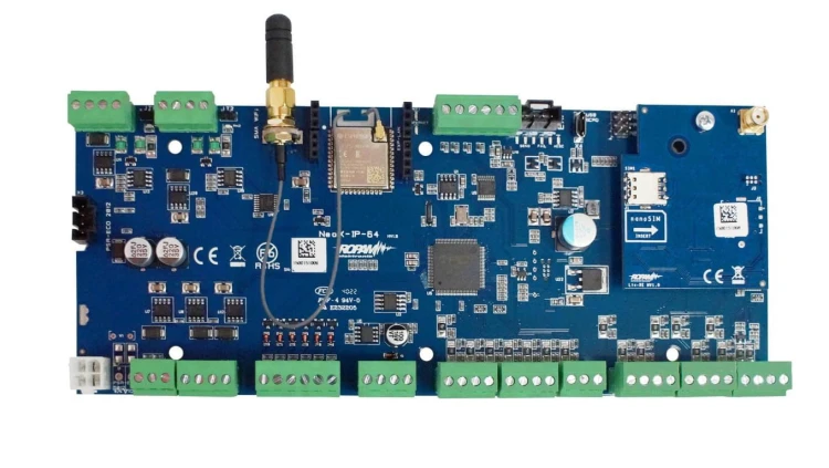 Centrala alarmowa NeoLTE-IP-64, LTE + WiFi, 4 strefy, 16-64 wejść, 8-40 wyjść, 12VDC