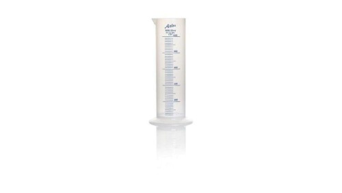 Cylinder miarowy 500ml PP średnica 54mm podziałki Tak 192.0 x 54.0mm RS PRO