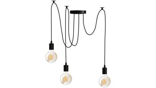 Lampa wisząca sufitowa ARANE PAJĄK 3 ramiona do LED 3x E27 LUMILED