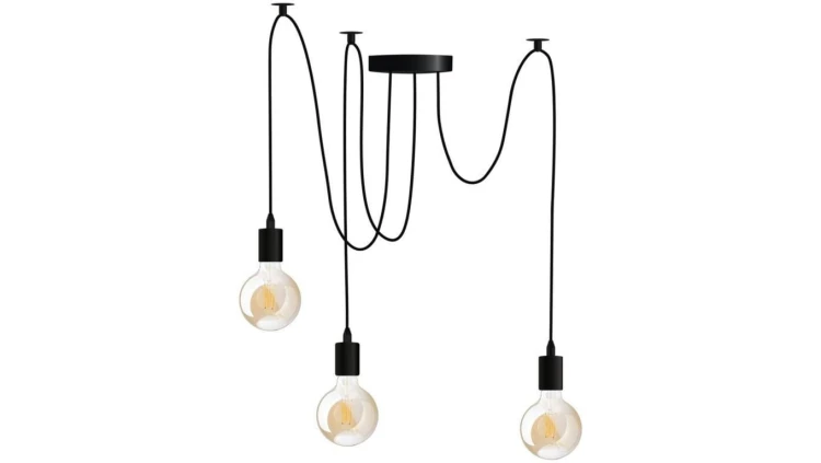 Lampa wisząca sufitowa ARANE PAJĄK 3 ramiona do LED 3x E27 LUMILED