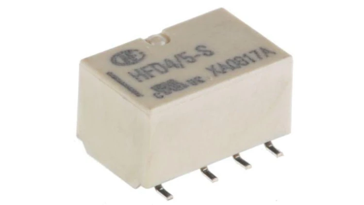 Przekaźnik sygnału, 5V dc, 2 A, SPDT, 2-polowy, montaż PCB, RS PRO
