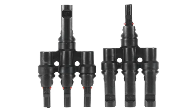 ZŁĄCZE KONEKTOR MC4 TRÓJNIK RÓWNOLEGŁY SOLARNY + - MC4-RR-3