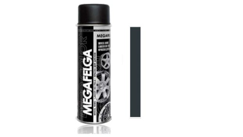 Farba do felg antracyt lakier akrylowy spray 500ml RAL 7016 MEGAFELGA A