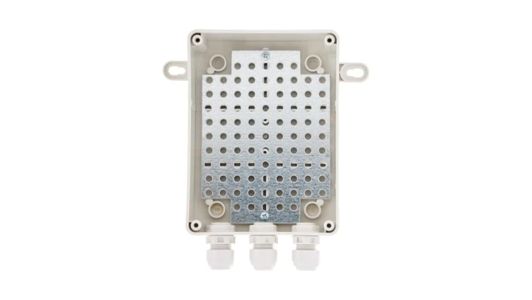 Obudowa zewnętrzna, IP56, 150x110x70mm, dławnice 6xM16