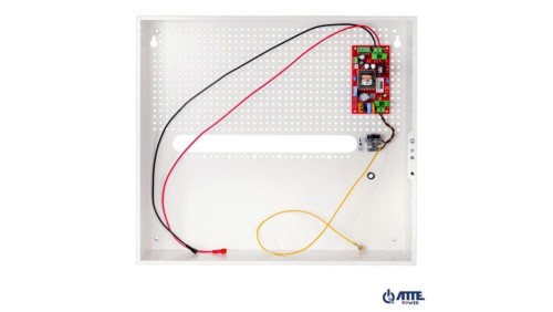 Zasilacz buforowy SMPS 12V 8A 100W obudowa wewnętrzna ABOX-H (1x AKU 18Ah)