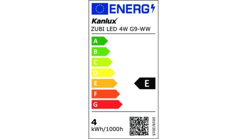 Żarówka LED G9 ZUBI LED 4W G9-WW 520lm 3000K barwa ciepła 24526